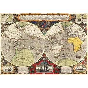 Clementoni (97024) - "World Map" - 2000 pieces puzzle