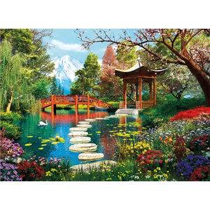 Clementoni (39513) - "Gardens of Fuji" - 1000 pieces puzzle