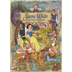 Jumbo (19490) - "Snow White" - 1000 pieces puzzle