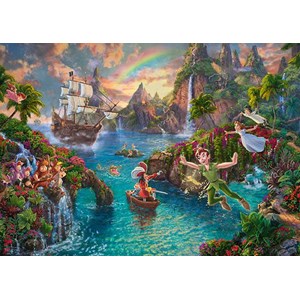 Schmidt Spiele (59635) - Thomas Kinkade: "Peter Pan" - 1000 pieces puzzle