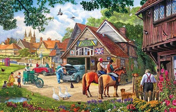 SunsOut (13809) - Kevin Walsh: "The Old Garage" - 1000 pieces puzzle