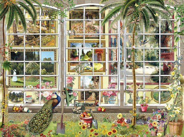 SunsOut (27250) - Barbara Behr: "Gardens in Art" - 1000 pieces puzzle