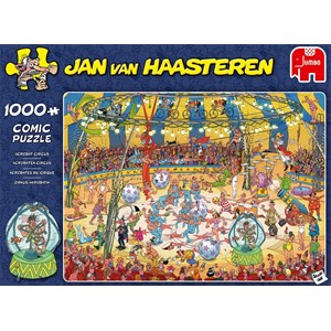 Jumbo (19089) - Jan van Haasteren: "Acrobat Circus" - 1000 pieces puzzle