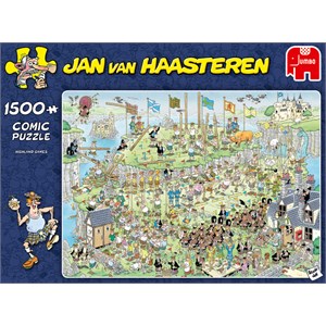 Jumbo (19088) - Jan van Haasteren: "Highland Games" - 1500 pieces puzzle