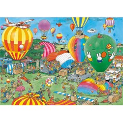 Jumbo (20024) - Jan van Haasteren: "Hooray, Miffy 65 years" - 1000 pieces puzzle