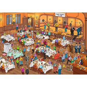 Jumbo (19076) - "Darts" - 1000 pieces puzzle