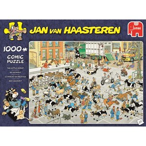 Jumbo (19075) - Jan van Haasteren: "The Cattle Market" - 1000 pieces puzzle