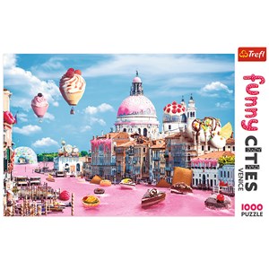 Trefl (10598) - "Sweets in Venice" - 1000 pieces puzzle