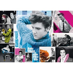 Trefl (10541) - "Elvis Presley" - 1000 pieces puzzle
