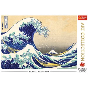Trefl (10521) - Hokusai: "The Great Wave" - 1000 pieces puzzle