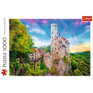 Trefl (10497) - "Lichtenstein Castle, Germany" - 1000 pieces puzzle