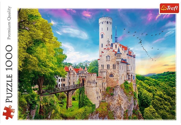 Trefl (10497) - "Lichtenstein Castle, Germany" - 1000 pieces puzzle