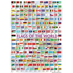 Eurographics (6000-0128) - "Flags of the World" - 1000 pieces puzzle