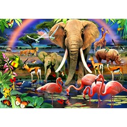 Bluebird Puzzle (70286) - "African Savannah" - 1500 pieces puzzle