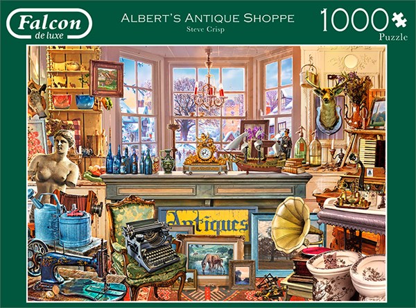 Falcon (11188) - Steve Crisp: "Albert’s Antique Shoppe" - 1000 pieces puzzle