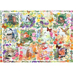 Falcon (11190) - "Country Calendar" - 1000 pieces puzzle