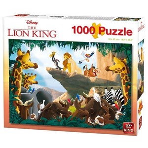King International (55830) - "Disney, The Lion King" - 1000 pieces puzzle