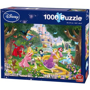 King International (05278) - "Disney Princess" - 1000 pieces puzzle