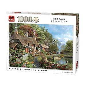 King International (05718) - "Riverside Home in Bloom" - 1000 pieces puzzle