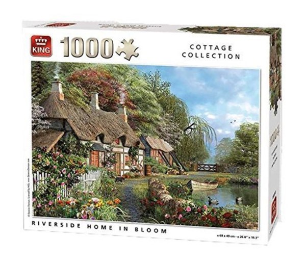 King International (05718) - "Riverside Home in Bloom" - 1000 pieces puzzle