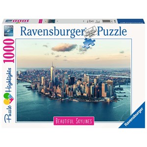 Ravensburger (14086) - "Beautiful Skylines, New York" - 1000 pieces puzzle