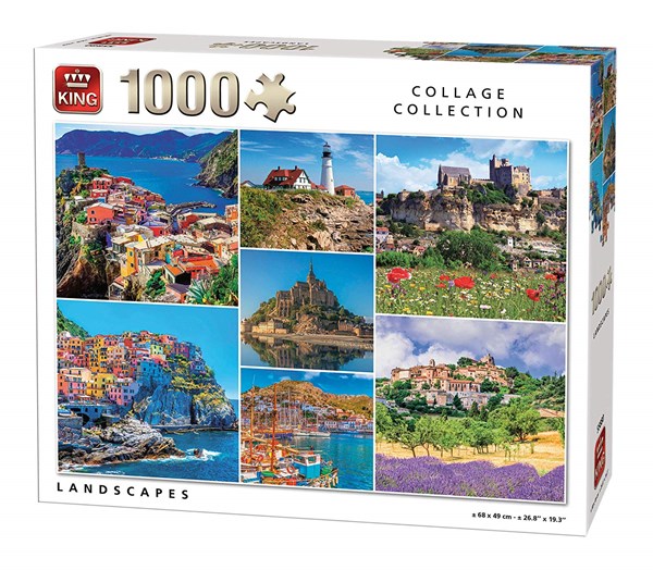 King International (55880) - "Landscapes" - 1000 pieces puzzle