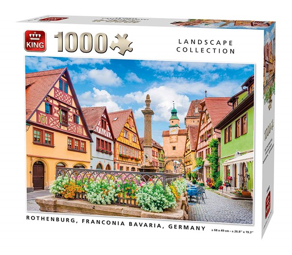 King International (55883) - "Rothenburg Germany" - 1000 pieces puzzle