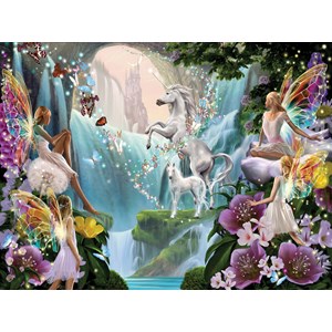 SunsOut (47230) - Garry Walton: "Unicorn and Fairy" - 1000 pieces puzzle