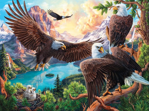SunsOut (42954) - "Eagle Dance" - 1000 pieces puzzle