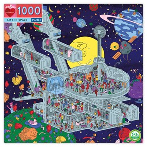 eeBoo (PZTLIS) - Jim Stoten: "Life in Space" - 1000 pieces puzzle