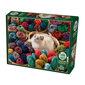 Cobble Hill (80072) - "Fur Ball" - 1000 pieces puzzle