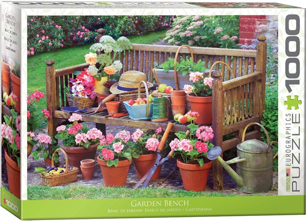 Eurographics (6000-5345) - "Garden Bench" - 1000 pieces puzzle