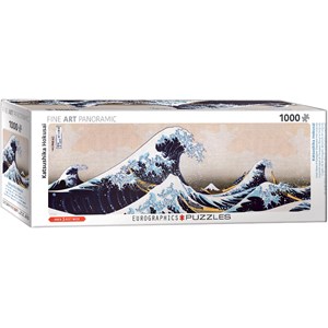 Eurographics (6010-5487) - Hokusai: "Great Wave of Kanagawa" - 1000 pieces puzzle