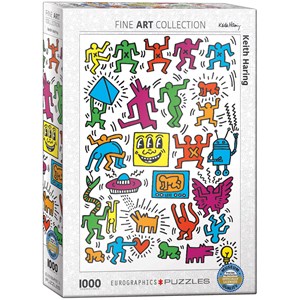 Eurographics (6000-5513) - Keith Haring: "Collage" - 1000 pieces puzzle