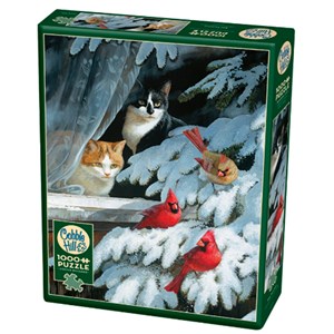Cobble Hill (80073) - "Bird Watchers" - 1000 pieces puzzle