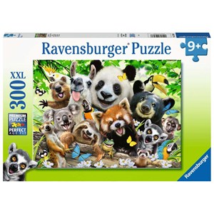 Ravensburger (12893) - "Wildlife Selfie" - 300 pieces puzzle