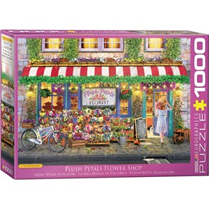 Eurographics (6000-5518) - Paul Normand: "Plush Petals Florist" - 1000 pieces puzzle