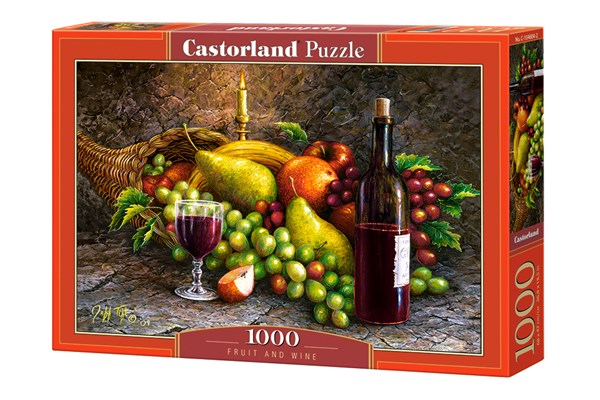 Castorland (C-104604) - "Fruit and Wine" - 1000 pieces puzzle