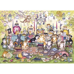 Gibsons (G6259) - Linda Jane Smith: "Mad Catter's Tea Party" - 1000 pieces puzzle