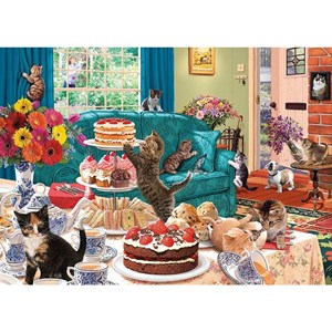Gibsons (G6219) - "Feline Frenzy" - 1000 pieces puzzle