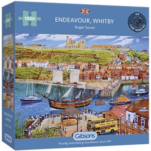 Gibsons (G6286) - Roger Neil Turner: "Endeavour Whitby" - 1000 pieces puzzle
