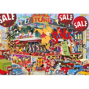 Gibsons (G7108) - Andy Tudor: "Lifting the Lid, Department Store" - 1000 pieces puzzle