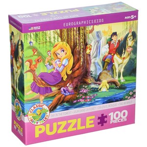 Eurographics (6100-0728) - "Day in the Forest" - 100 pieces puzzle