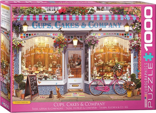 Eurographics (6000-5520) - "Cups, Cakes & Company" - 1000 pieces puzzle