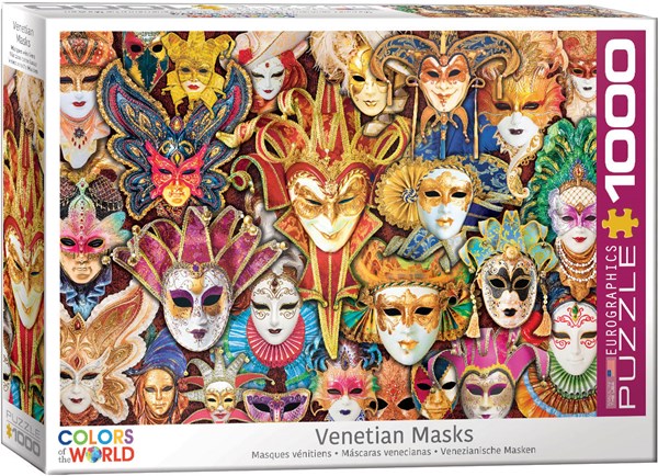 Eurographics (6000-5534) - "Venetian Mask" - 1000 pieces puzzle