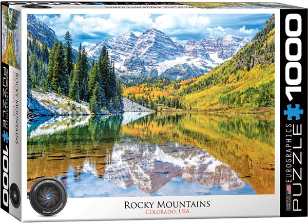 Eurographics (6000-5472) - "Rocky Mountains, Colorado" - 1000 pieces puzzle