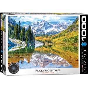 Eurographics (6000-5472) - "Rocky Mountains, Colorado" - 1000 pieces puzzle