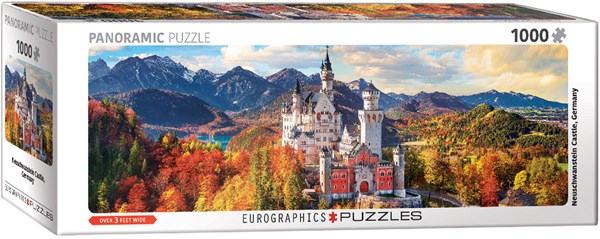 Eurographics (6010-5444) - "Neuschwanstein Castle in autumn" - 1000 pieces puzzle