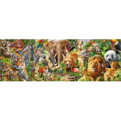 Jumbo (18518) - "African Wildlife" - 1000 pieces puzzle
