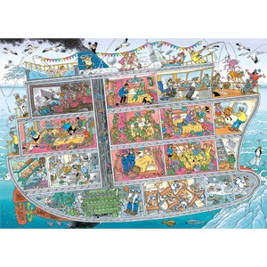 Jumbo (20021) - Jan van Haasteren: "Cruise Ship" - 1000 pieces puzzle
